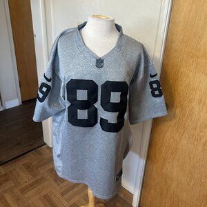 XL Nike Onfield Raiders Amari Copper Stitch Grey Jersey